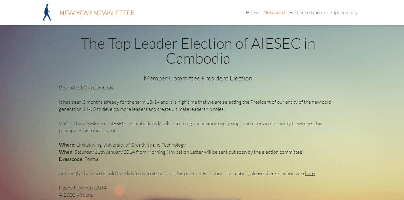 透過電子報來創建活動回顧內容 透過電子報來創建活動回顧內容